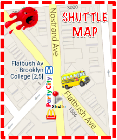Shuttle Stop Map