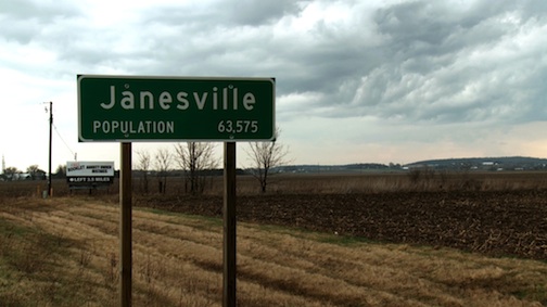 Janesville sign