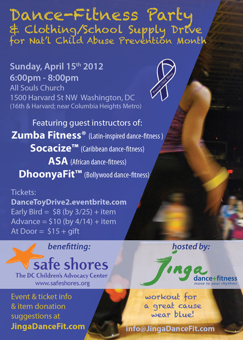 Dance-Fitness Party Flyer