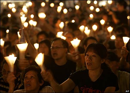 Candlelight vigil