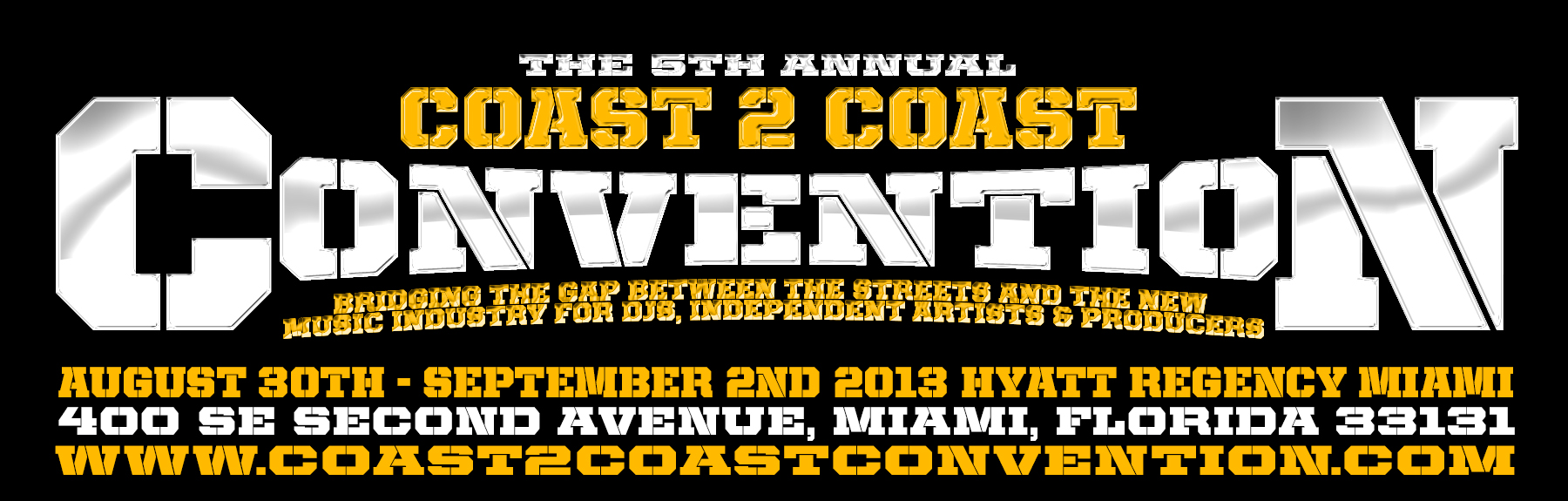 Coast 2 Coast Convention 2013 Logo