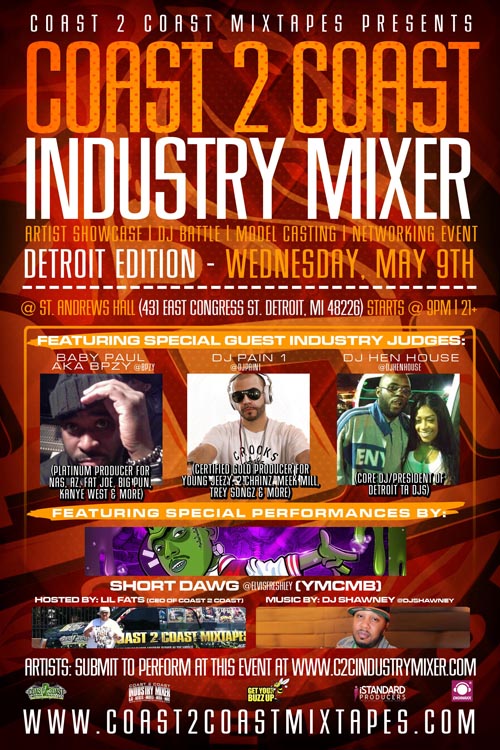 Coast 2 Coast Industry Mixer Detroit Edition Coast 2 Coast Industry Mixer Detroit Edition
