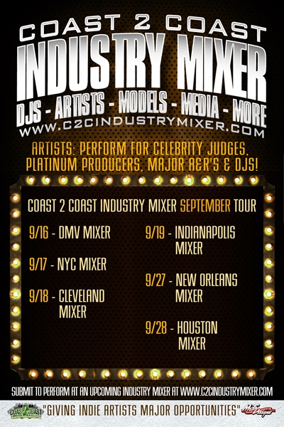Coast 2 Coast Industry Mixer September Tour Coast 2 Coast Industry Mixer September Tour