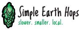 Simple Earth Hops - slower. smaller. local. logo for Simple Earth Hops