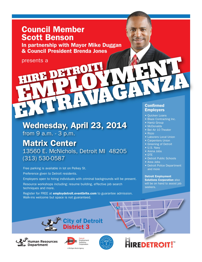 Detroit Employment Extravaganza 2014