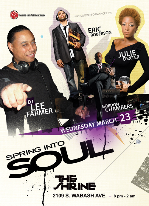 Spring Into Soul March 23rd Flyer