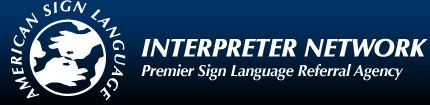 ASL Interpreter Network logo