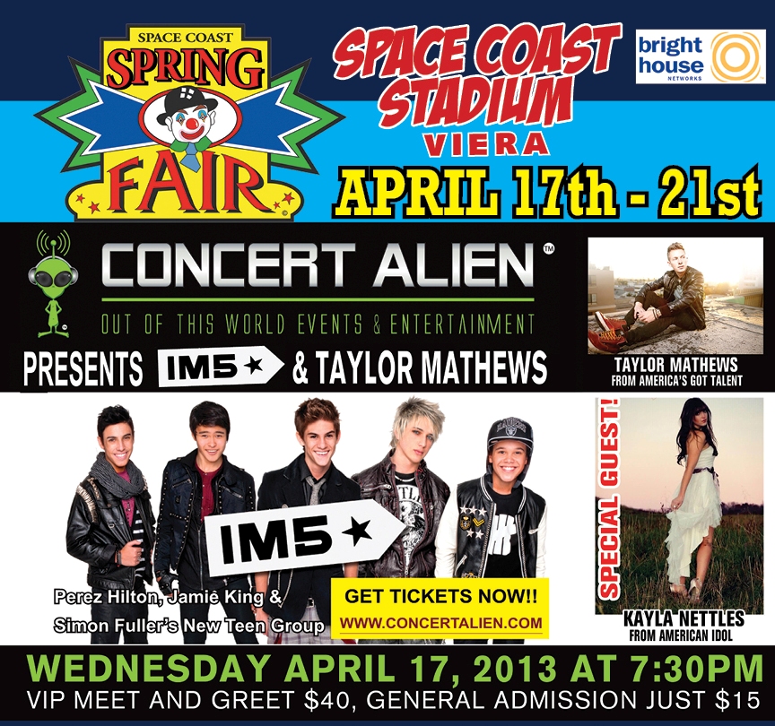 IM5, Taylor Mathews, Kayla Nettles Space Coast Spring Fair Concert