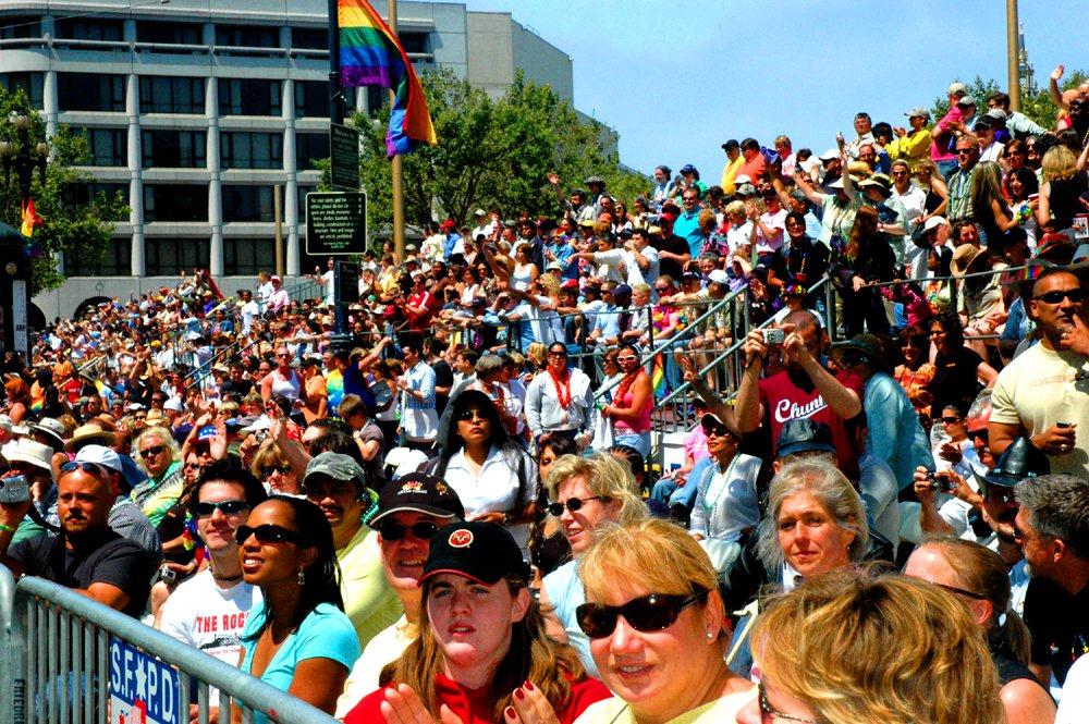 Grandstands. Photo Credit: Bill Wilson SF Pride Grandstands