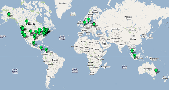 Planned Locations