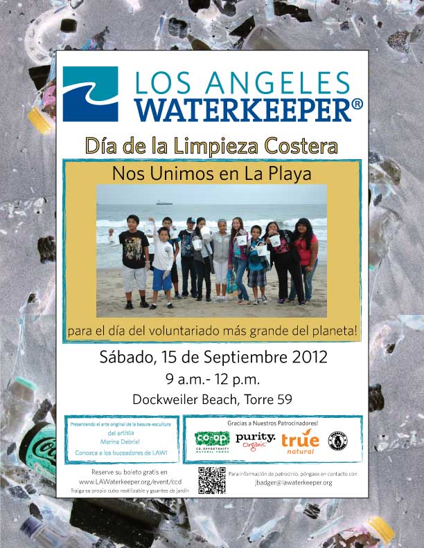 Coastal Cleanup Day w/ LA Waterkeeper! Coastal Cleanup Day en espanol