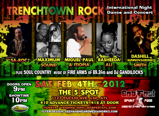 TRENCHTOWN ROCK - SAT NIGHT CONCERT