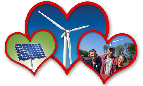 Show your love for clean energy! Show your love for clean energy!