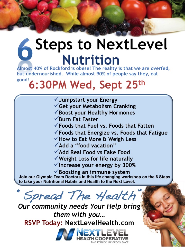 6 Steps of Next Level Nutrition & SuperFoods Workshop Tickets, Wed, Sep ...