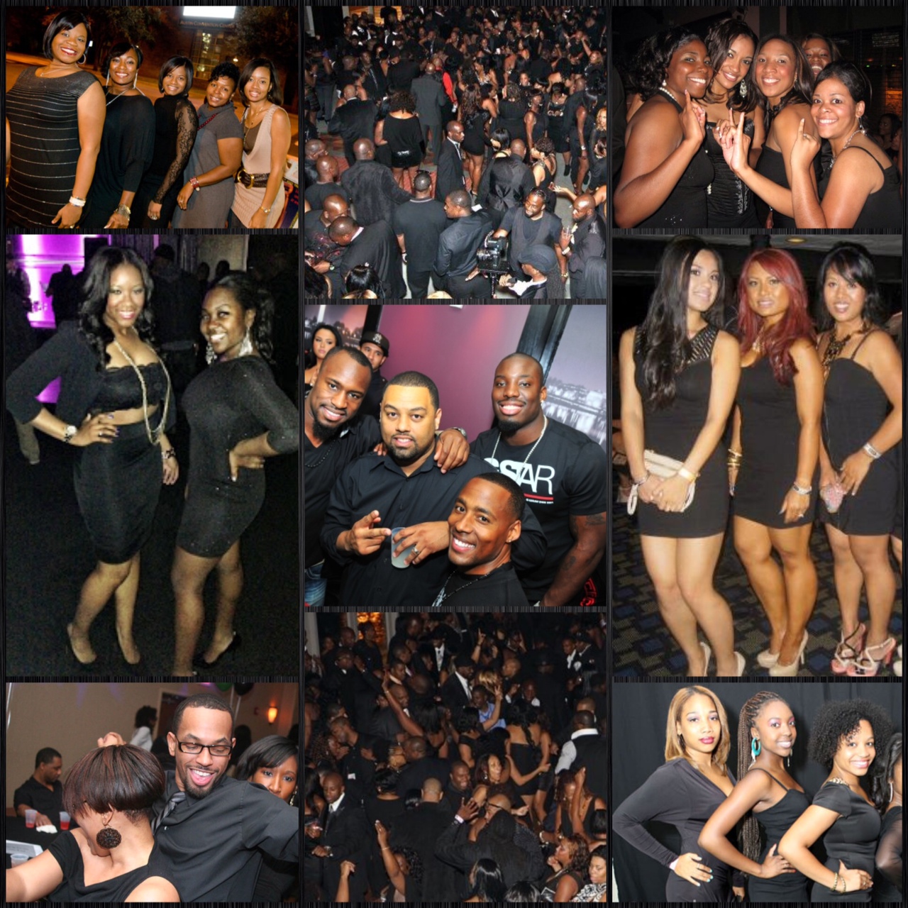 all black attire party