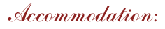 Accommodation: