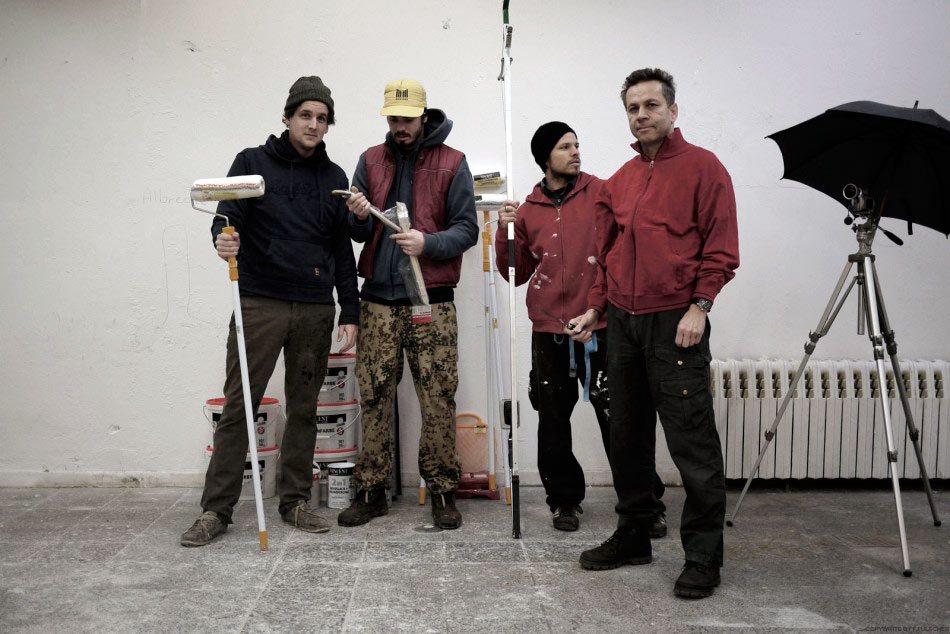 Team Kunsthalle: Daniel Stammet, Sebastain Omatsch, Florian Fülscher, Wolfgang Krause