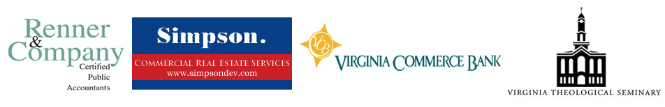 Sponsors are Renner & Company, Simpson Development Co. and Virginia Commerce Bank Sponsors are Renner & Company, Simpson Development Co. and Virginia Commerce Bank. Donor Virginia Theological Seminary