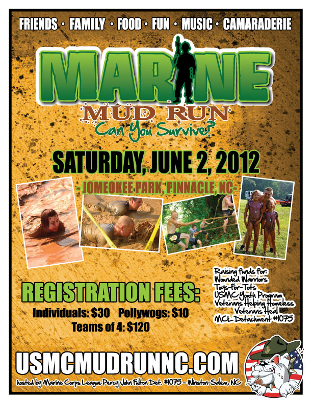 2012 Marine Mud Run Pinnacle Nc