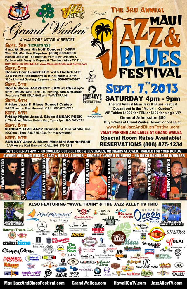 Maui Jazz and Blues Festival 2013