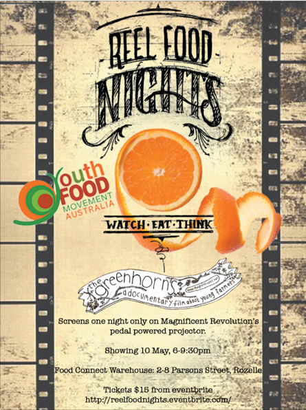 Reel Food Nights Reel Food Nights flyer