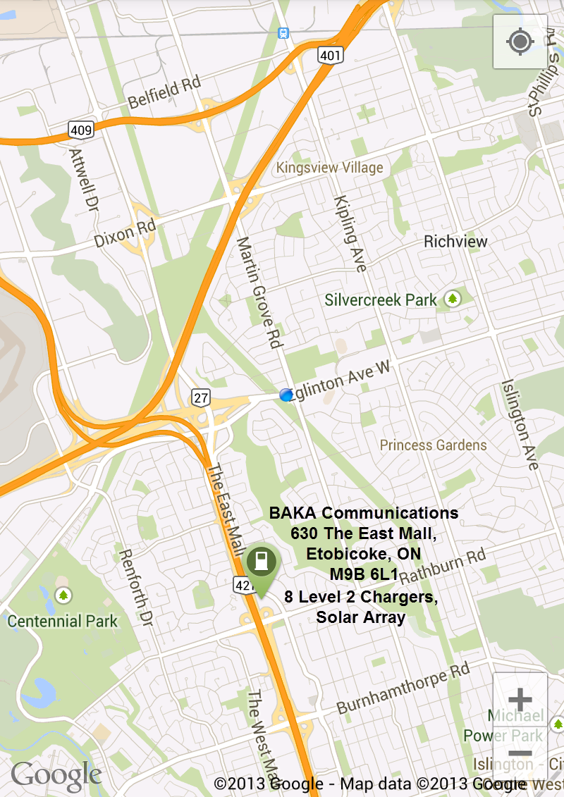 BAKA Communications - BAKA Mobile - PlugShare Map Listing