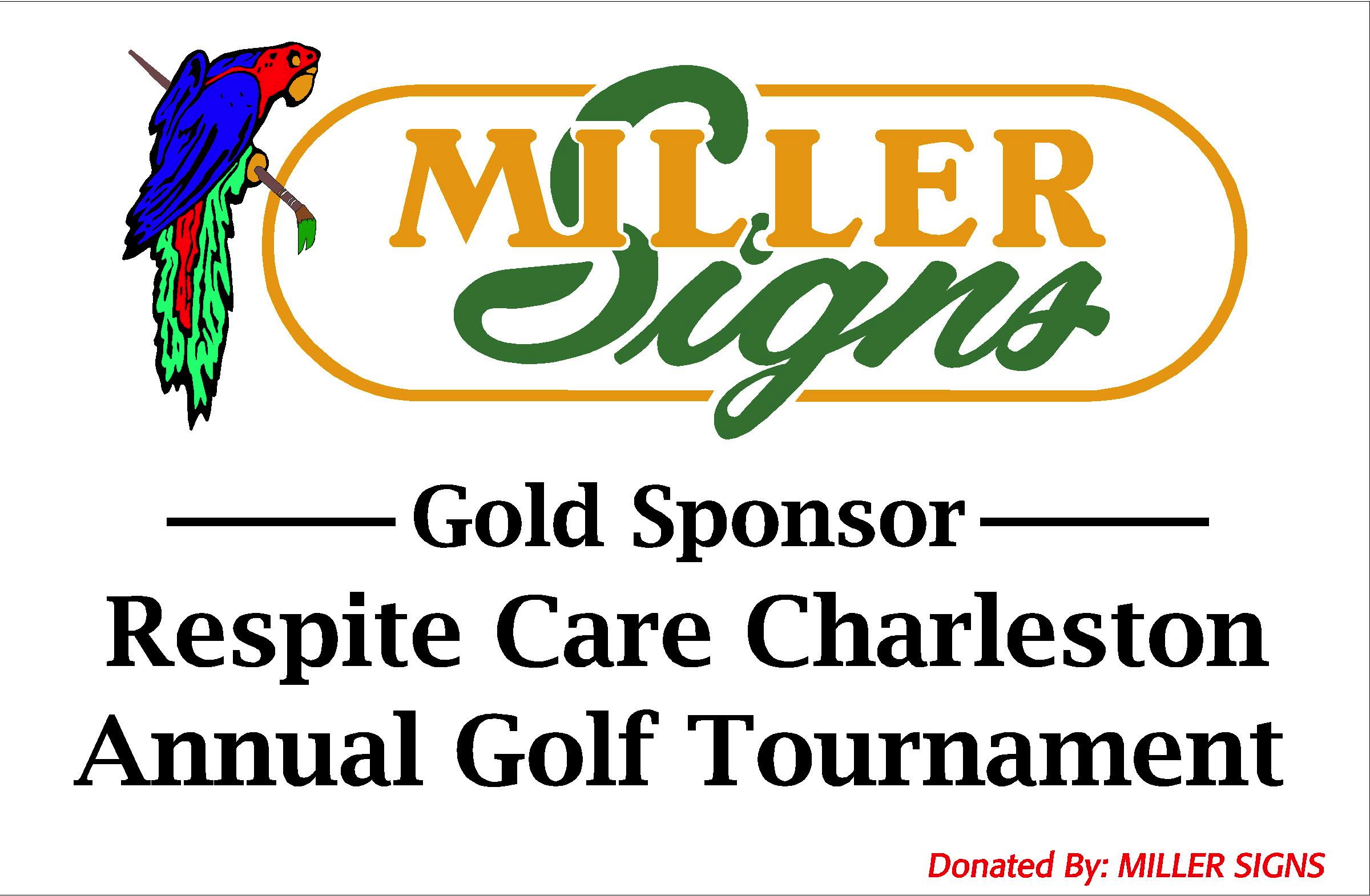 $1000 + Sponsor Sign Sample 24x36 - 2012 Gold Sponsor Miller Signs $1000 + Sponsor Sign Sample 24x36 - 2012 Gold Sponsor Miller Signs