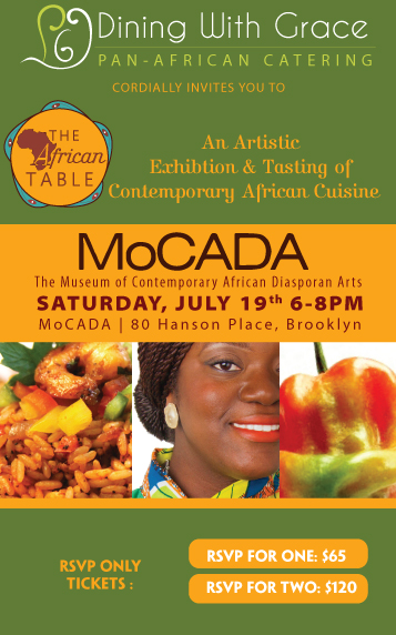 The African Table MoCADA 071914 Flyer