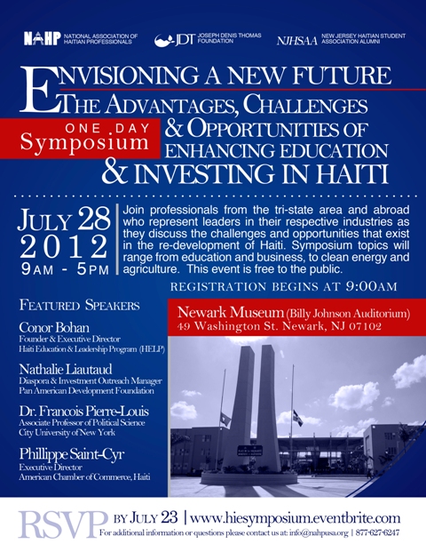 Haiti Investment & Education - One Day Symposium