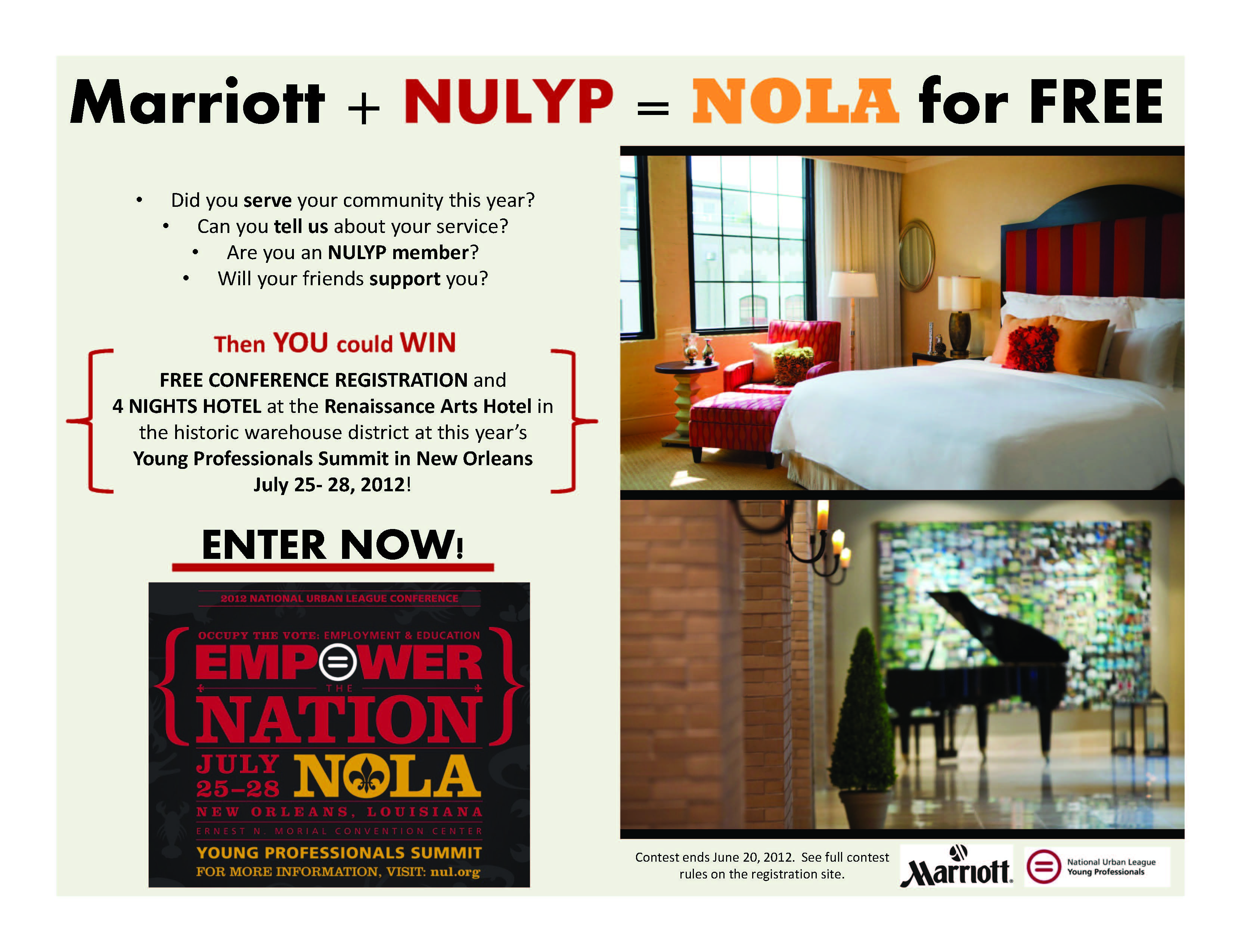 Marriott NULYP Contest Marriott NULYP Contest image