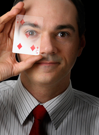Photo of magician Dan Trommater