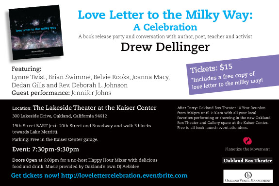 Love Letter to the Milky Way: A Celebration Flyer back