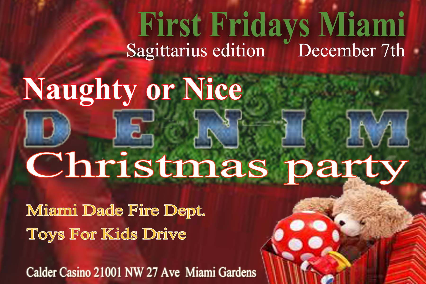 Naught or Nice Christmas Party 2012 First Friday's Miami Xmas Party 2012