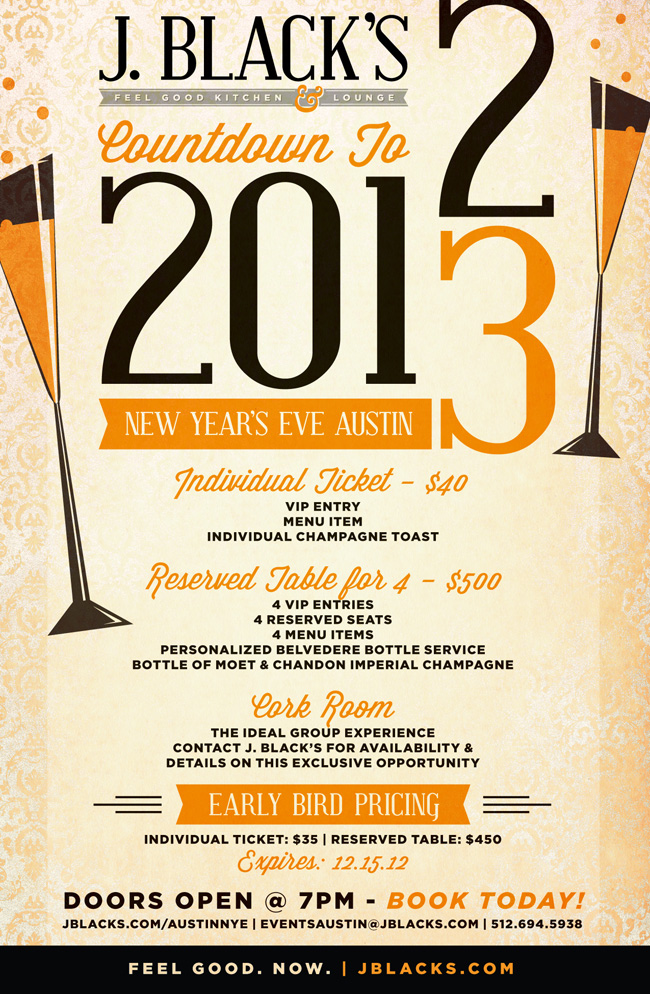 J. BLACKS New Years Eve - Austin J. BLACKS New Years Eve - Austin