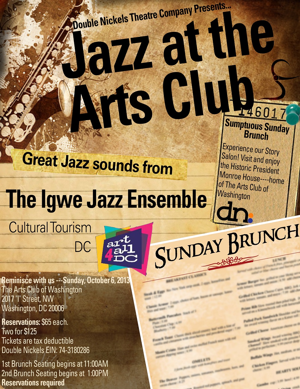 Jazz Brunch at the Arts Club