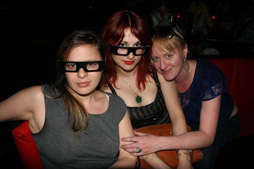 Girls in 3D Glasses