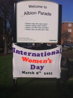 Albion parade banner