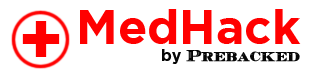 MedHack, by Prebacked | Logo MedHack Logo