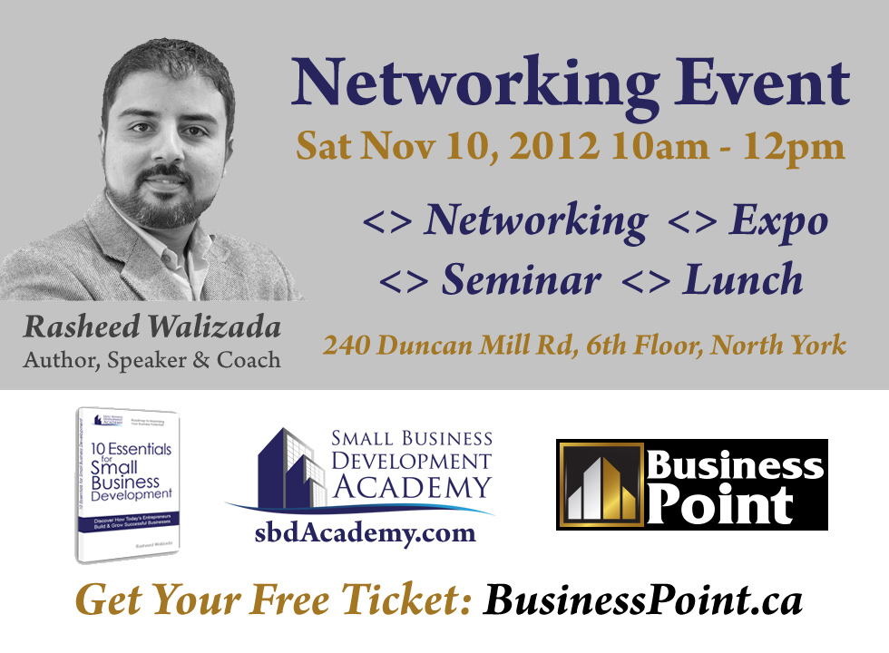 Free_Networking_Event_Nov_10_2012_Business_Point Small Business Development Networking, Expo, Seminar and Luncheon
