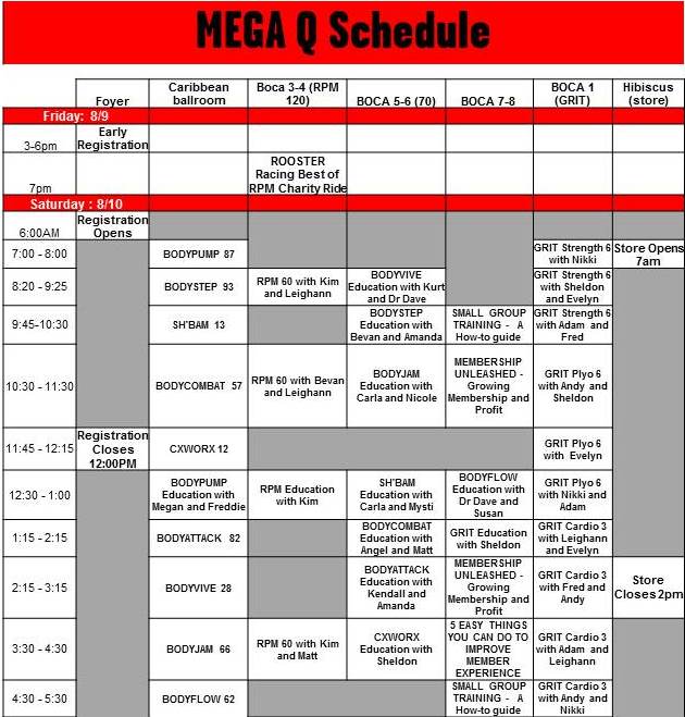 Schedule