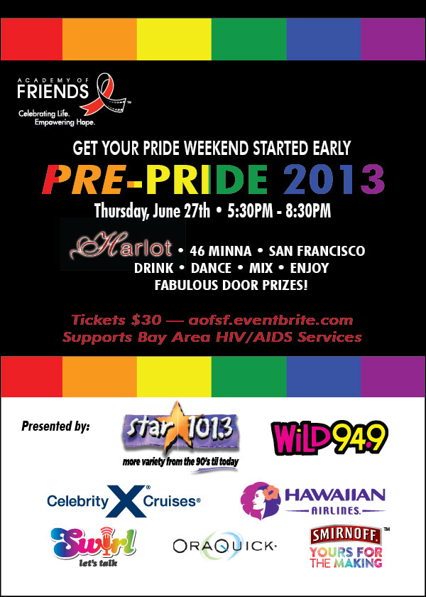 AoF Pre-Pride at Harlot AoF Pre-Pride at Harlot June 27th