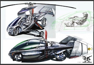 Molnari Gyrocycle Model