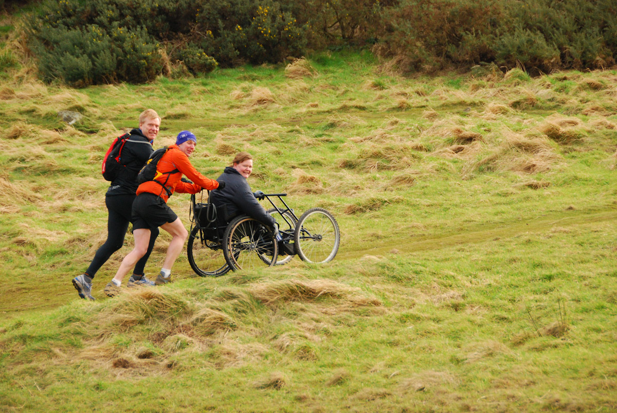 (C) Cristina Armstrong Off-road wheelchair