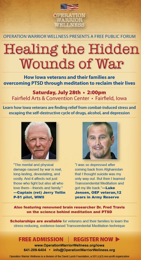 Operation Warrior Wellness public forum