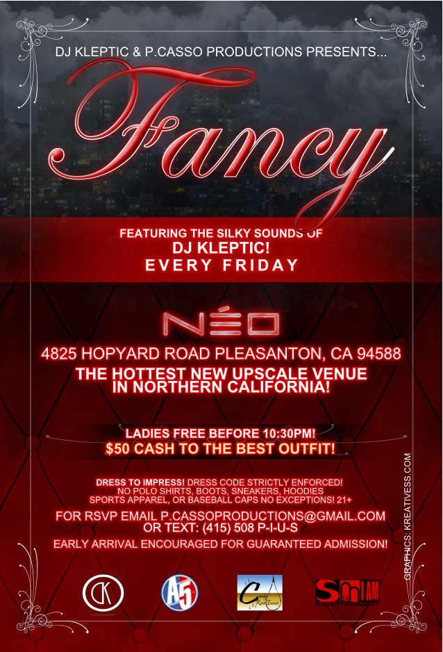 Fancy @ NEO Fancy @ NEO Back Flyer