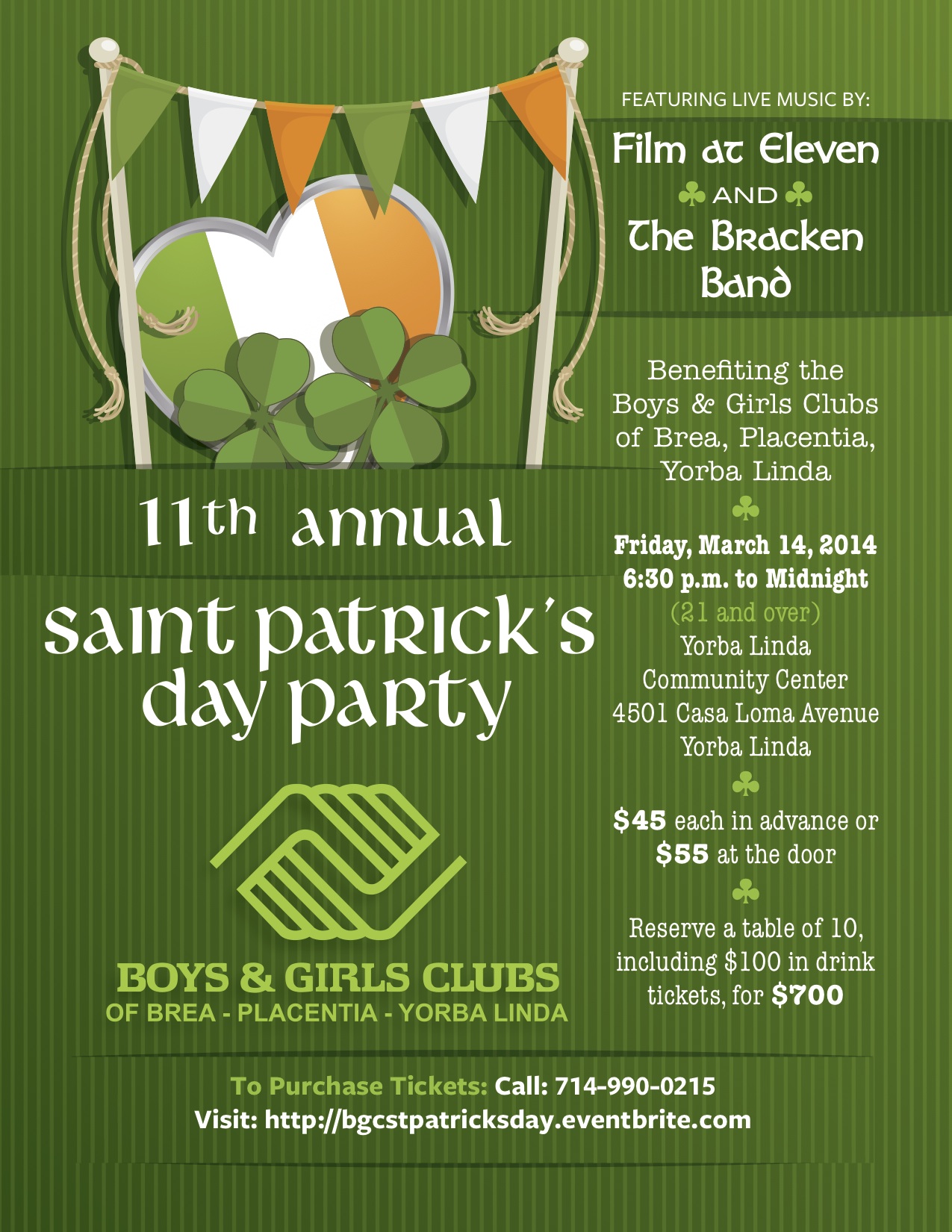 saint patricks day fundraiser flyers