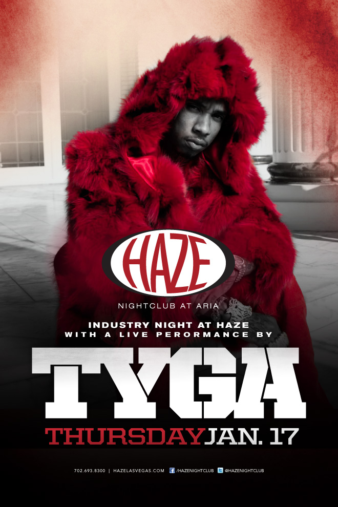 Tyga Performs Live at Haze Nightclub