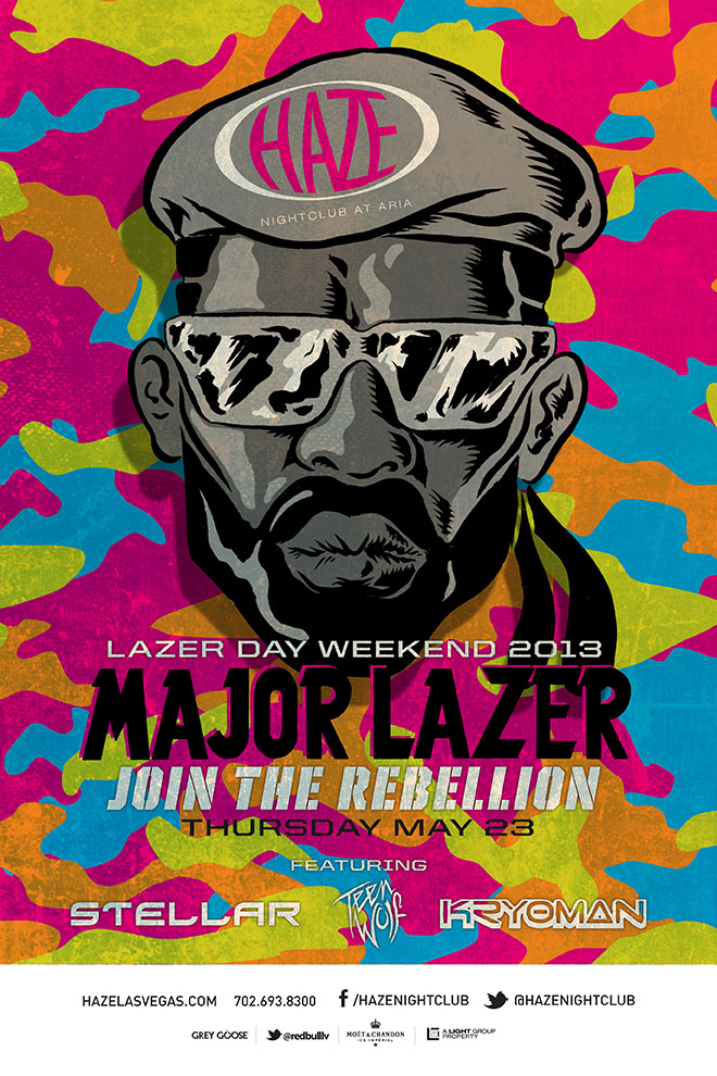 Major Lazer MDW Memorial Day Weekend at HAZE Nightclub in Las Vegas