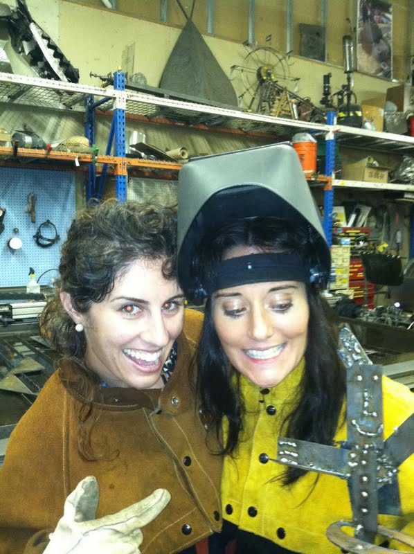 My first Sculpture, and friends. AMA clients