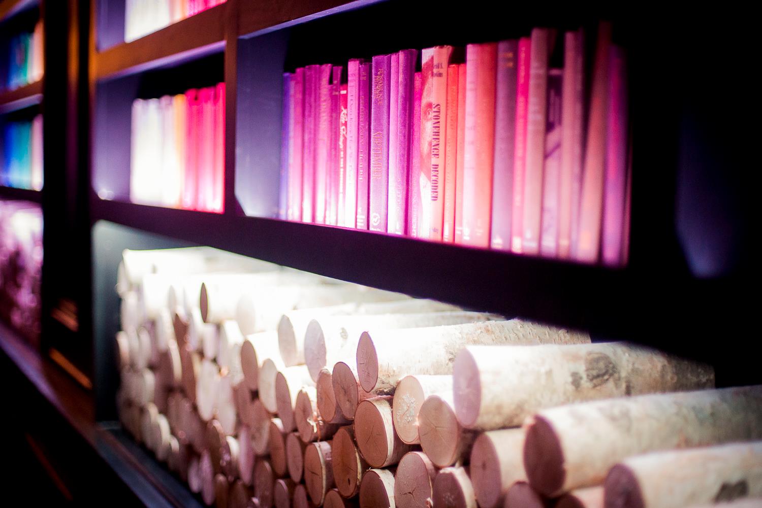 Library wall